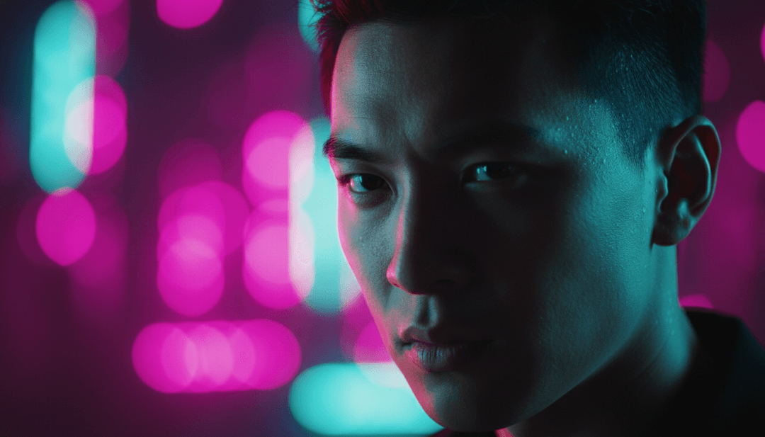 為 BLACKPINK 的 JUMP 製作的充滿活力的 AI 生成場景,特點是舞者和動態燈光效果