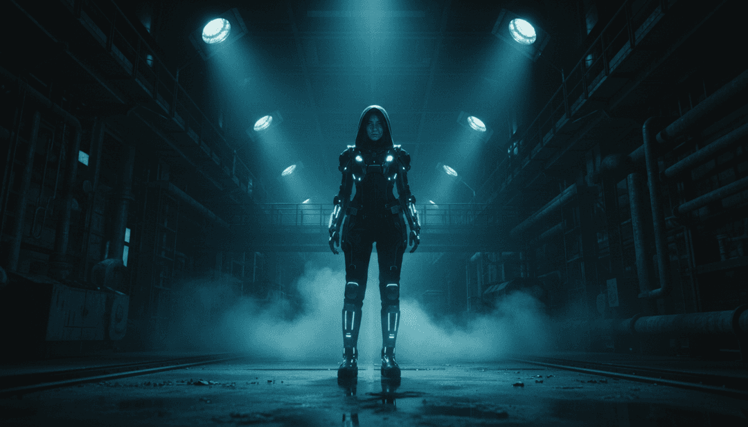 L'IA interprétant 'My Gasoline' de Maddix, Fēlēs, montrant des flux d'énergie abstraits et des ondes sonores pulsantes se transformant en concepts visuels.