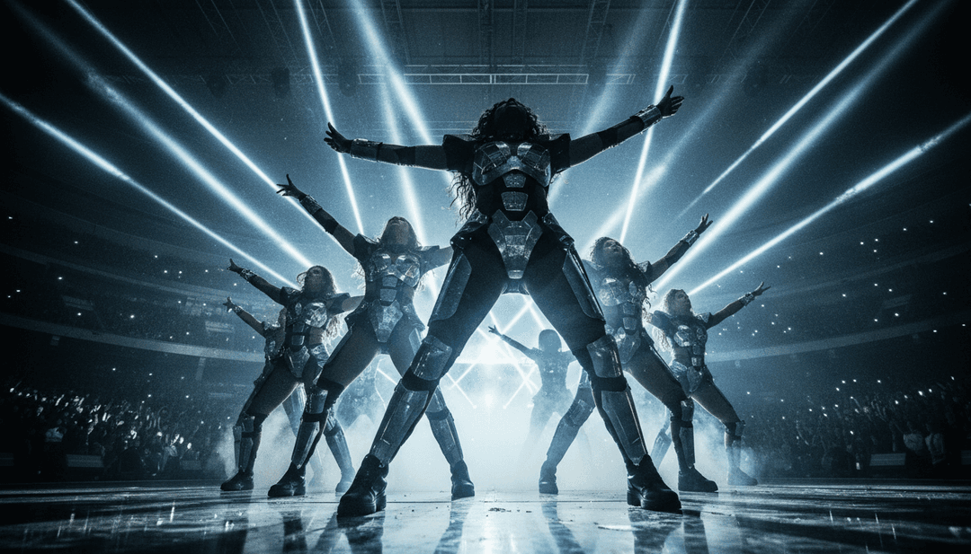 使用者使用 freebeat.ai 為 JUMP 或類似的 K-pop 歌曲創作自己的動態 AI 音樂影片。