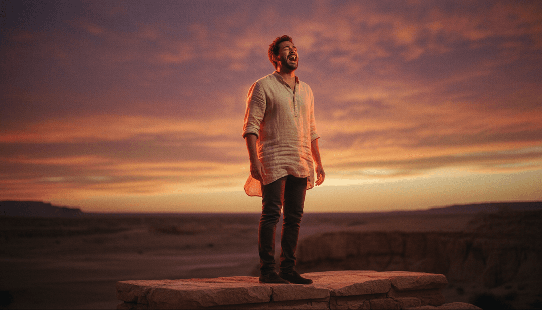 Escenas dinámicas que representan un coro de gospel en un entorno urbano, mezclando danza hip-hop con imágenes espirituales, generadas por IA.