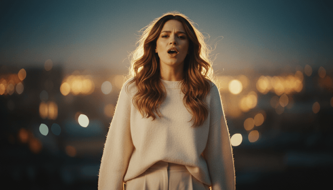 音波转化为动态景观和人物动作的视觉呈现，为 'New Season' 制作。