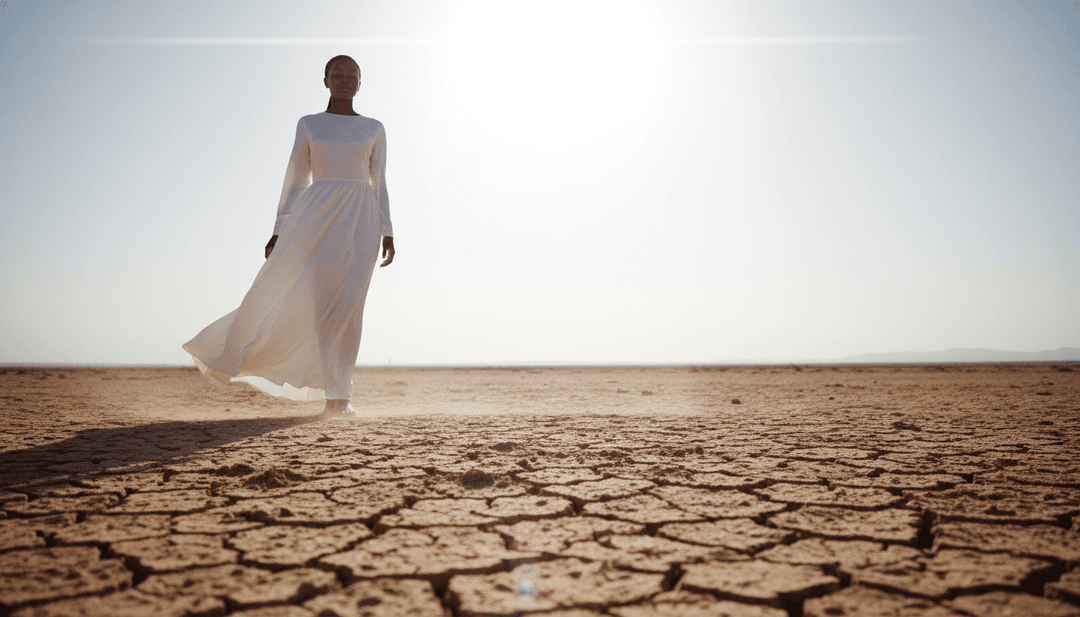 AIアルゴリズムがthreetwentyの「say it」の音波と歌詞パターンを視覚化し、かすむ街の光や滑らかなトランジションのような抽象的なR&Bとローファイヒップホップ要素を描写します。