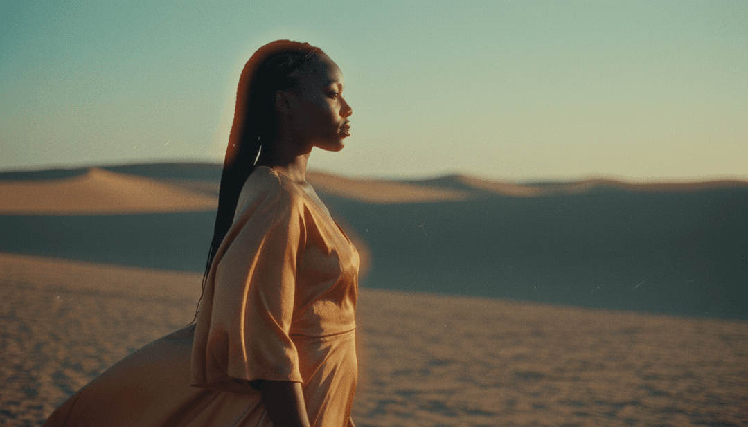 都市の風景、ネオンライト、そしてスローモーションで展開する親密な瞬間を描写するダイナミックな視覚シーケンスが、'say it'のローファイヒップホップビートと同期します。