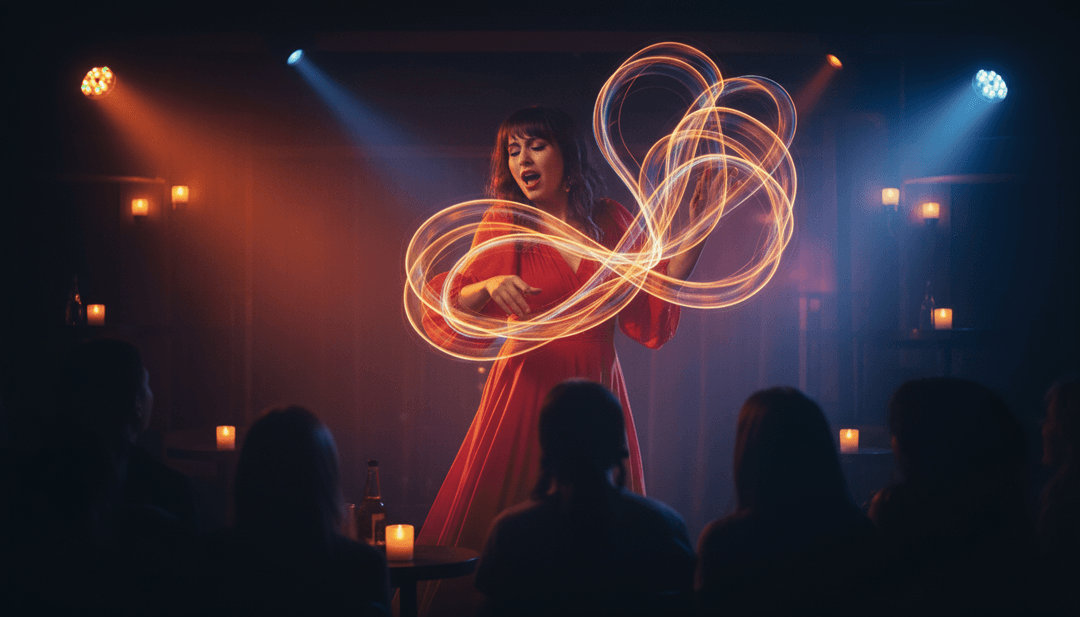 공유할 준비가 된 'Stay A Little Longer' 뮤직비디오를 보여주는 freebeat.ai의 빛나고 사용자 친화적인 인터페이스.