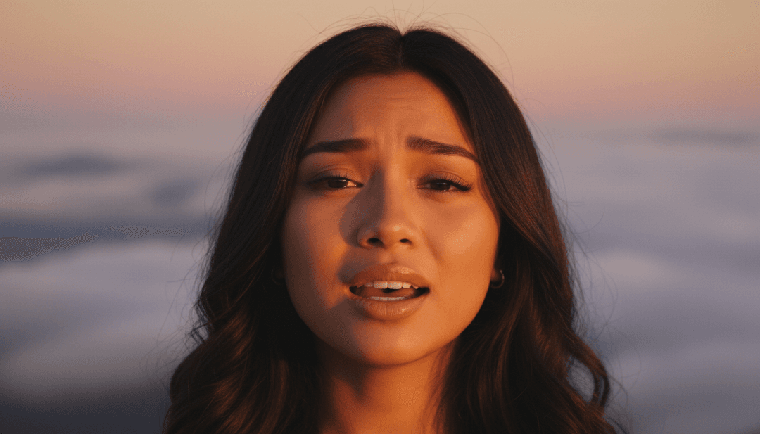 Un clip musical 'drivers license' généré par IA terminé, diffusé sur un écran, avec des éléments d'interface utilisateur de freebeat.ai en arrière-plan, invitant les utilisateurs à créer les leurs.