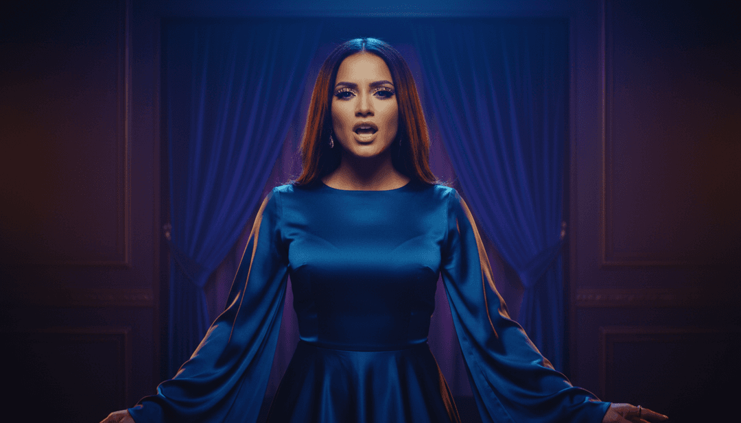 动画角色在生动的都市环境中随着“Ram Pam Pam”的节奏跳舞，由 AI 从歌曲节奏生成。