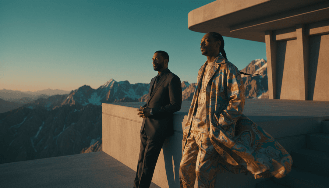 L'IA interprétant le rythme G-funk doux et les sonorités nostalgiques de Still D.R.E. pour générer des concepts visuels pour un clip musical.