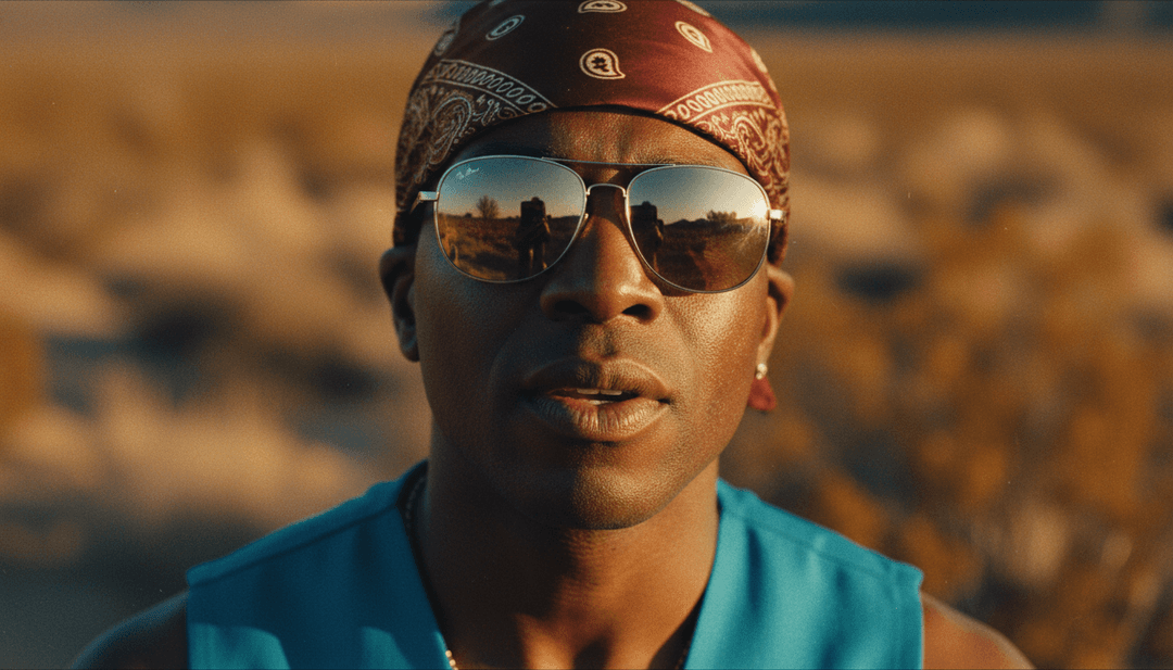 Ein Benutzer interagiert mit der freebeat.ai-Plattform und erstellt mit KI-Unterstützung ein einzigartiges Musikvideo, inspiriert von der „Lost“-Geschichte.