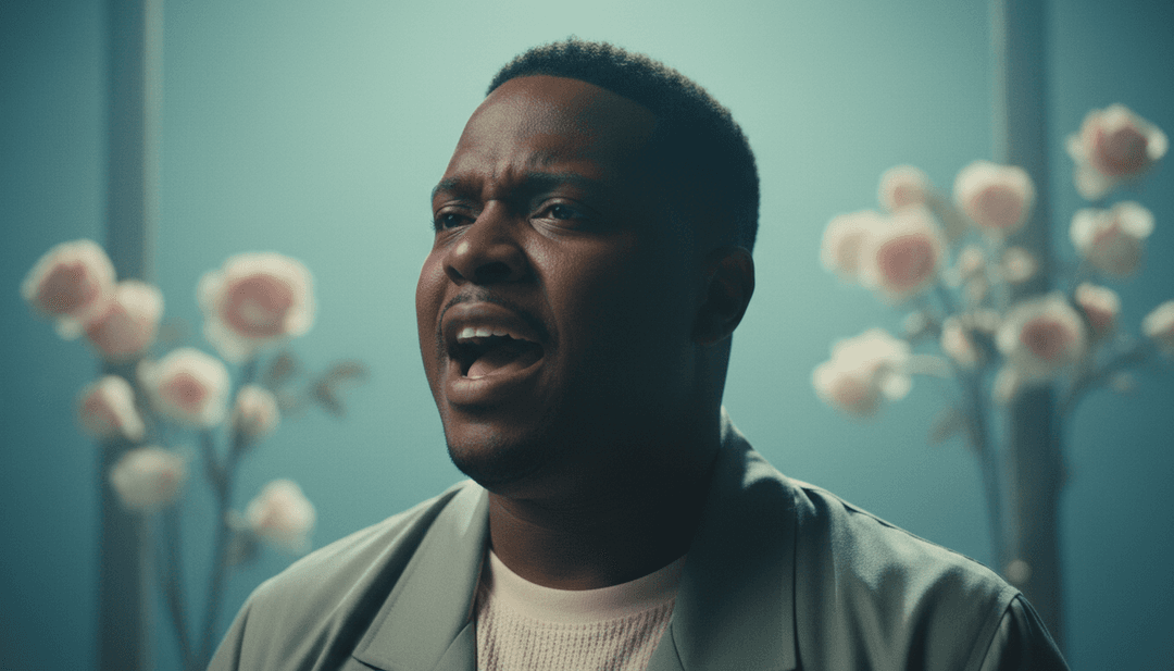 Interface do usuário do freebeat.ai mostrando opções para personalizar um videoclipe gerado por IA, com 'Relación - Remix' tocando ao fundo, convidando à interação do usuário.