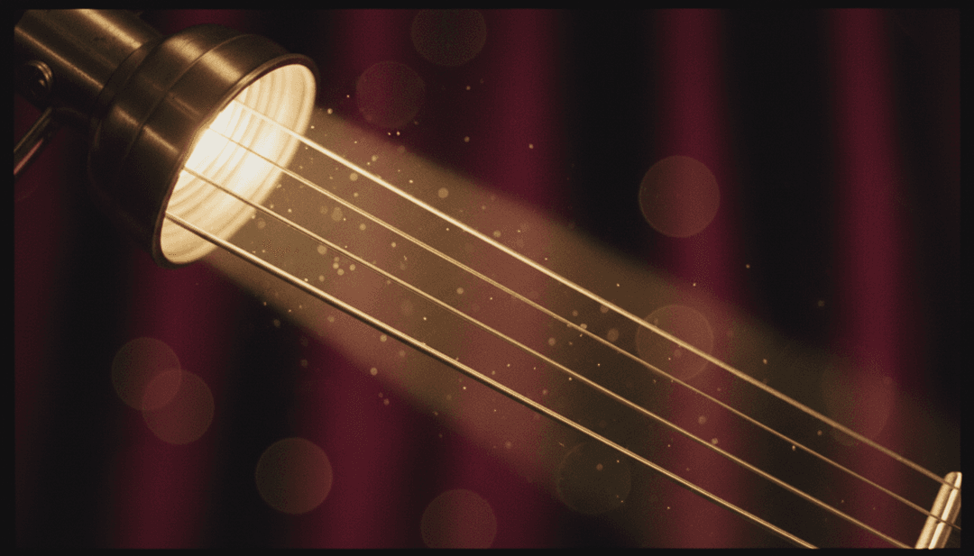 AIエージェントが24kGoldnとiann diorの「Mood」の複雑なビートと叙情的なフローを分析し、現代の不安や感情の浮き沈みといった核心テーマを特定し、ダイナミックなミュージックビデオ生成に活用している様子。