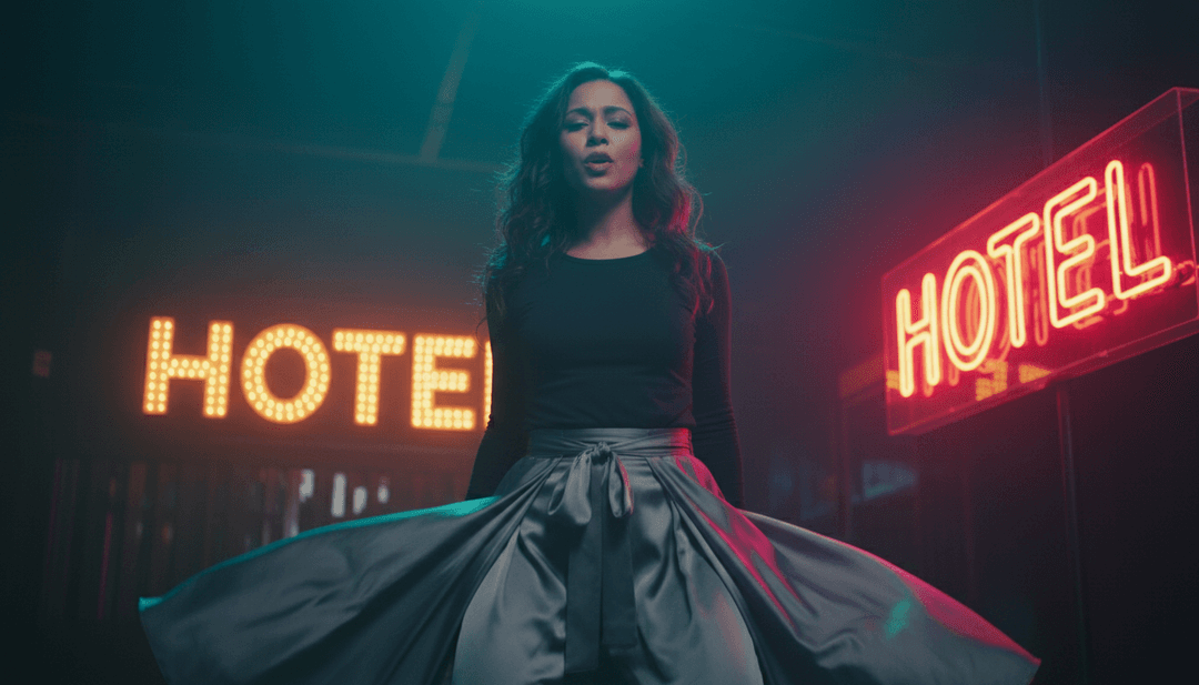 एक गतिशील दृश्य अनुक्रम जिसमें एक आकृति पहाड़ी पर दौड़ रही है, दूसरी आकृति की छाया का विलय या अदला-बदली हो रही है, जो एक अंधेरे, तूफानी आकाश के खिलाफ एक रहस्यमय सुबह में बदल रहा है, जो 'deal with God' की अवधारणा का प्रतिनिधित्व करता है।