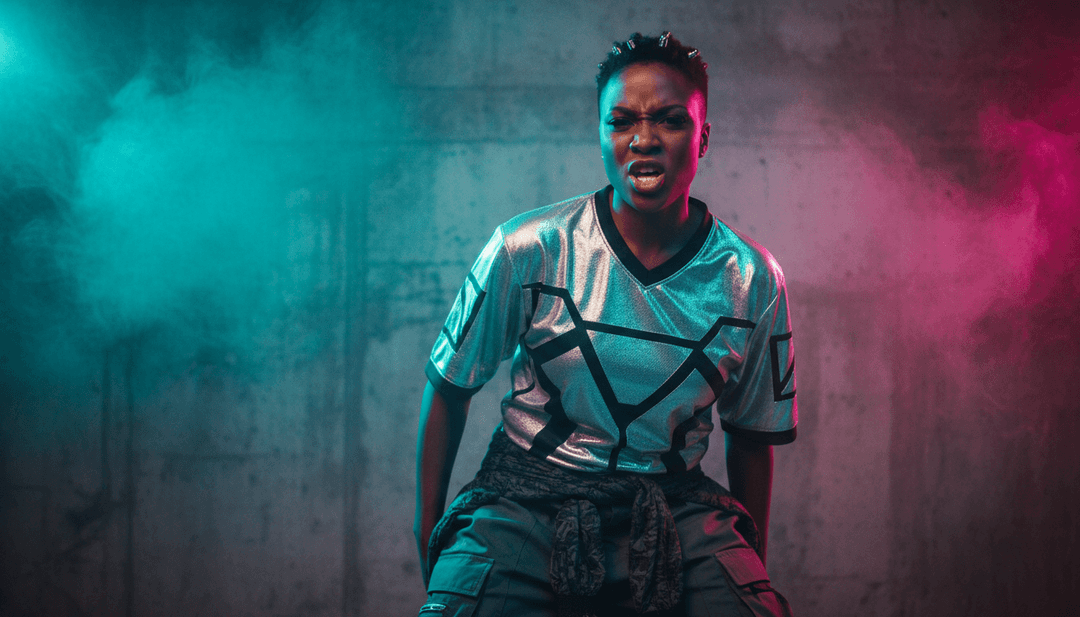 Utilisateur interagissant avec l'interface freebeat.ai, personnalisant facilement les visuels de son propre vidéoclip.