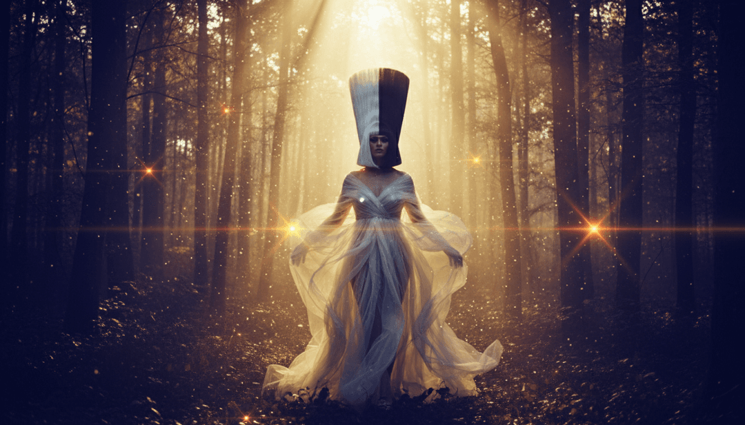 Elementos visuales como partículas brillantes y paisajes urbanos evolucionando con los bajos y las potentes voces de Sia en 'Beautiful People'.