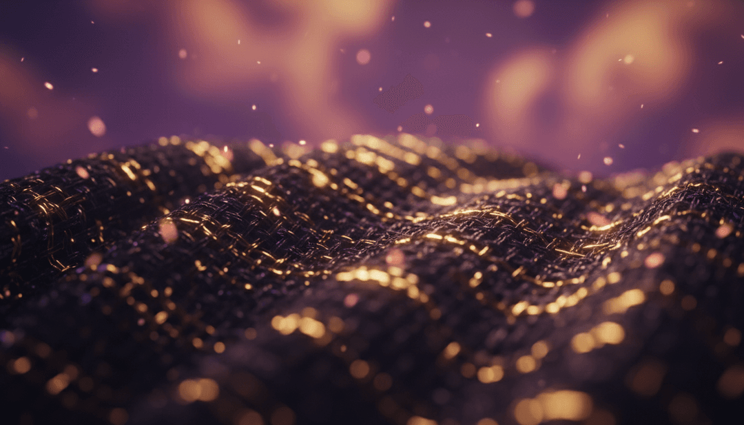 Visualizadores abstratos se transformando com ritmos de música eletrônica e formas de onda vocais, criando paisagens urbanas futuristas.