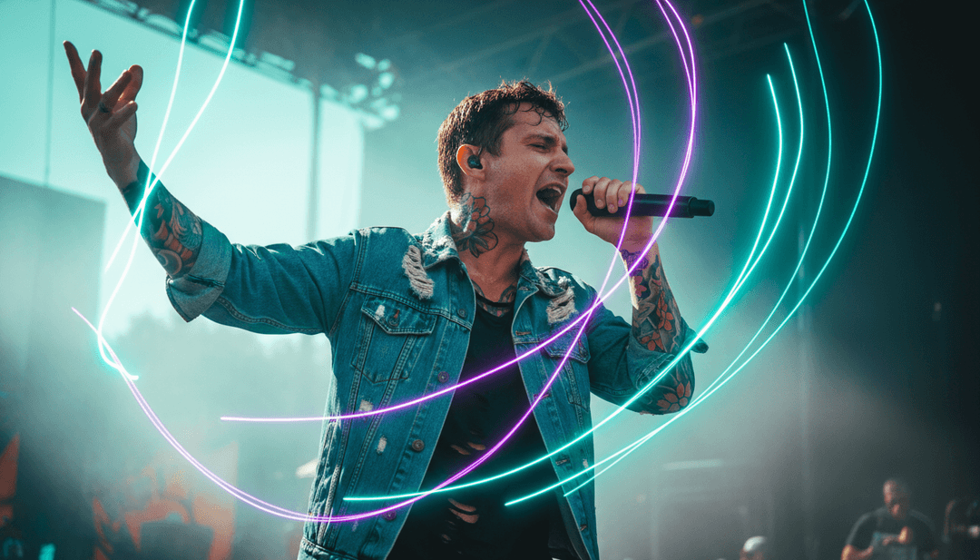 Lebendige Szenen eines Autos, das durch vielfältige Landschaften, Stadtbilder und ländliche Straßen fährt und nahtlos mit dem Tempo und der Stimmung des Songs übergeht.