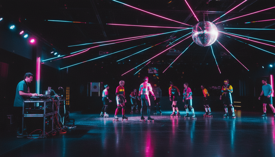 Représentation visuelle de l'IA convertissant l'audio MP3 de 'Belly Dancer' de Imanbek, BYOR en éléments vidéo dynamiques.