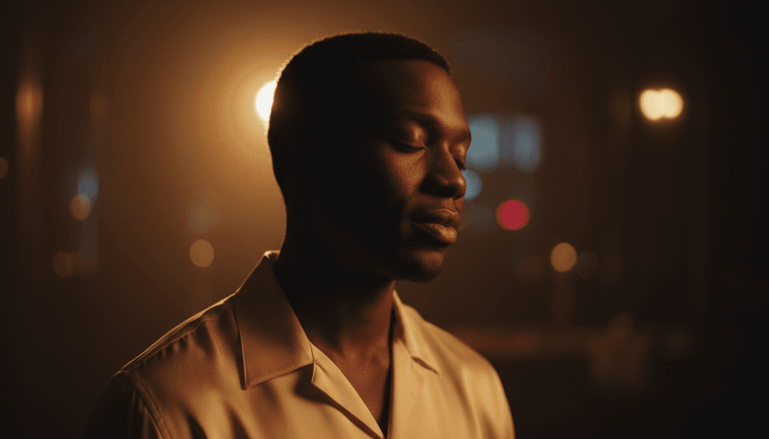 'Move'의 딥 하우스 비트 드롭 및 멜로디 진행과 동기화되는 다이내믹한 비주얼로, AI의 번역 과정을 보여줍니다.