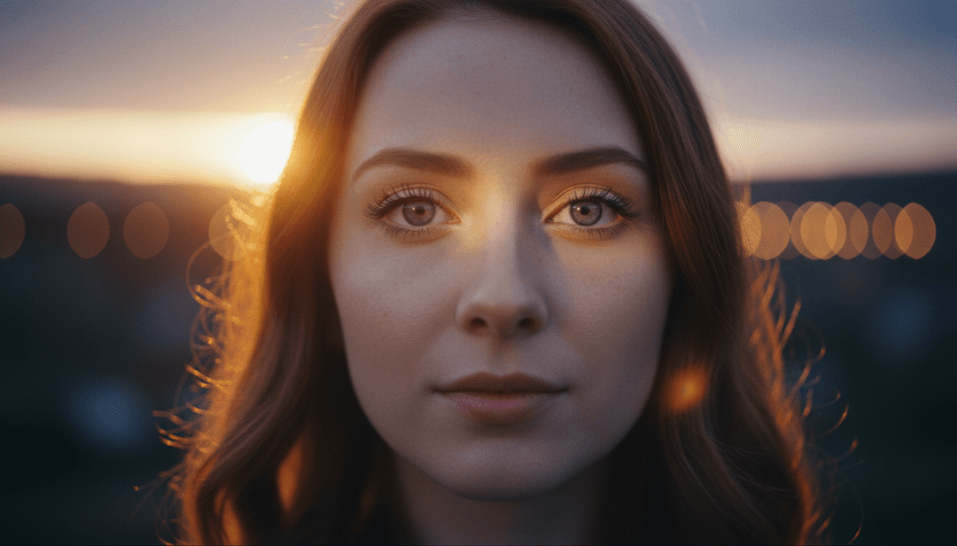 發光城市景觀和舞者隨著 Deep House 節奏移動的同步視覺效果，說明音樂到視覺的轉換。