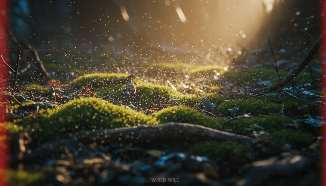 抽象的声波和数字脉动模式的视觉表现，反映了 'Up Down' 的科技浩室风格。