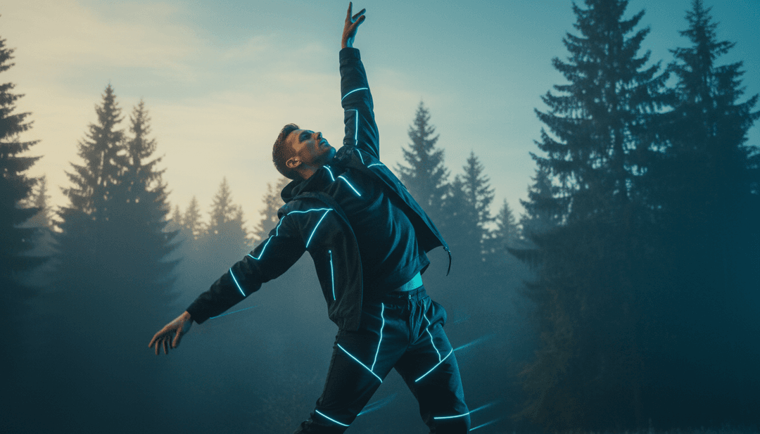 一个人看着屏幕，屏幕上显示着一个精致、高能量的音乐视频，象征着 freebeat.ai 创作过程的最终输出。