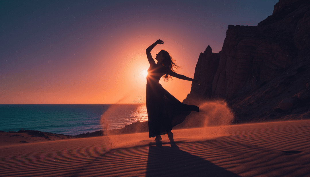 freebeat.ai 用户友好界面上呈现的 'Set My Heart On Fire' 的成品高质量音乐视频，鼓励用户创建自己的独特视觉效果。