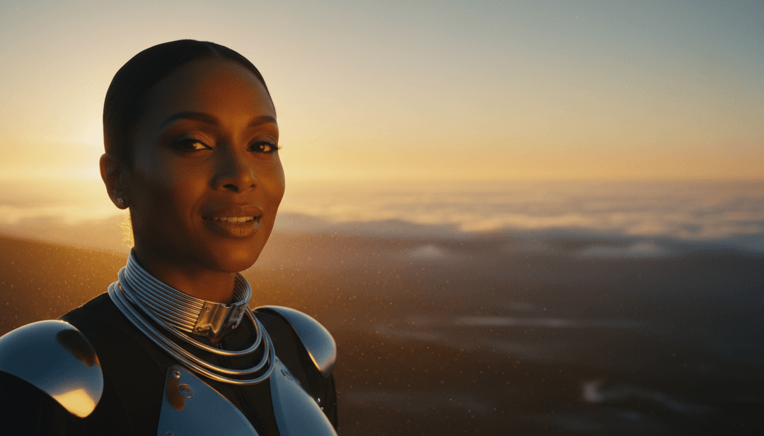 लयबद्ध ऊर्जा और सोनिक पल्सेस का अमूर्त दृश्य प्रतिनिधित्व, Jamie xx और Honey Dijon के "Baddy On The Floor" के मूल ग्रूव को दर्शाता है।