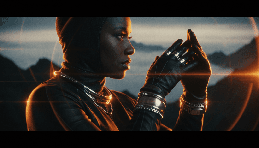 "Baddy On The Floor" के लिए एक म्यूजिक वीडियो के निर्माण को प्रदर्शित करने वाला एक उपयोगकर्ता-अनुकूल इंटरफ़ेस, अनुकूलन के विकल्पों और एक स्पष्ट 'जनरेट' बटन के साथ।