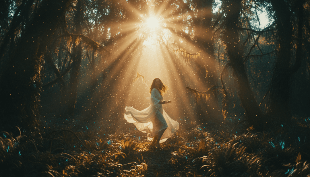 'Let's Go (Magalenha)' के लिए AI द्वारा जनरेट किए गए गतिशील संगीत वीडियो दृश्य, जिसमें नृत्य, जीवंत रंग और वैश्विक प्रभाव शामिल हैं।