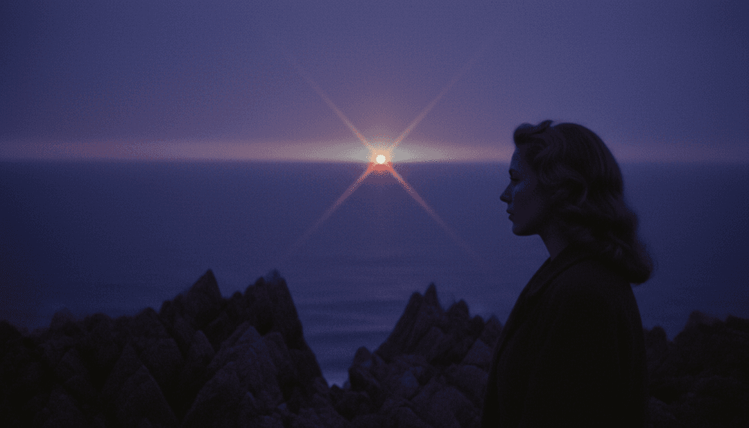 IA analisando dados da música 'Opalite' de Taylor Swift, gerando conceitos visuais abstratos como fragmentos de opala cintilantes e formas de onda synth-pop.