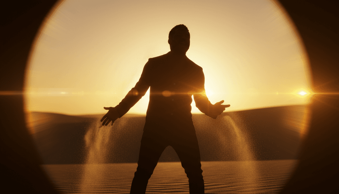 反映活力舞曲流行音乐的抽象视觉效果，光影律动，代表 AI 的初步分析。