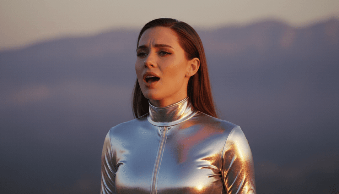 세련된 F1 자동차 움직임과 활기찬 R&B 팝 트랩 미학이 어우러진 생성된 시각 자료 시퀀스로, freebeat.ai의 음악 커버 생성기 기능을 선보입니다.