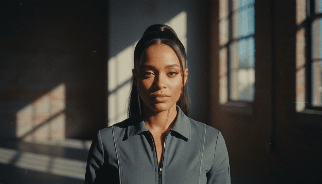 'Somedays'のためにAIが作成したダイナミックなビジュアル。ネオンライト、踊る人々、都市の景観がハウスとダンスポップのビートと同期して表示されます。