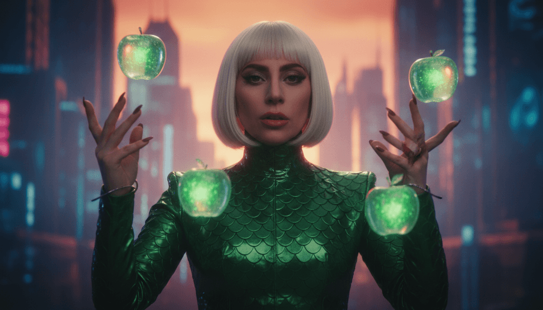 Lady Gaga《Garden Of Eden》音樂影片的合成器節拍和舞曲節奏視覺化