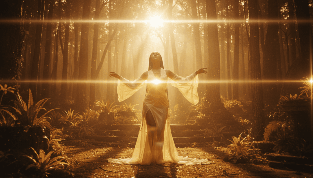 人们在屏幕上观看为 'Say What' 生成的AI音乐视频，周围环绕着创意，代表着用户赋能。