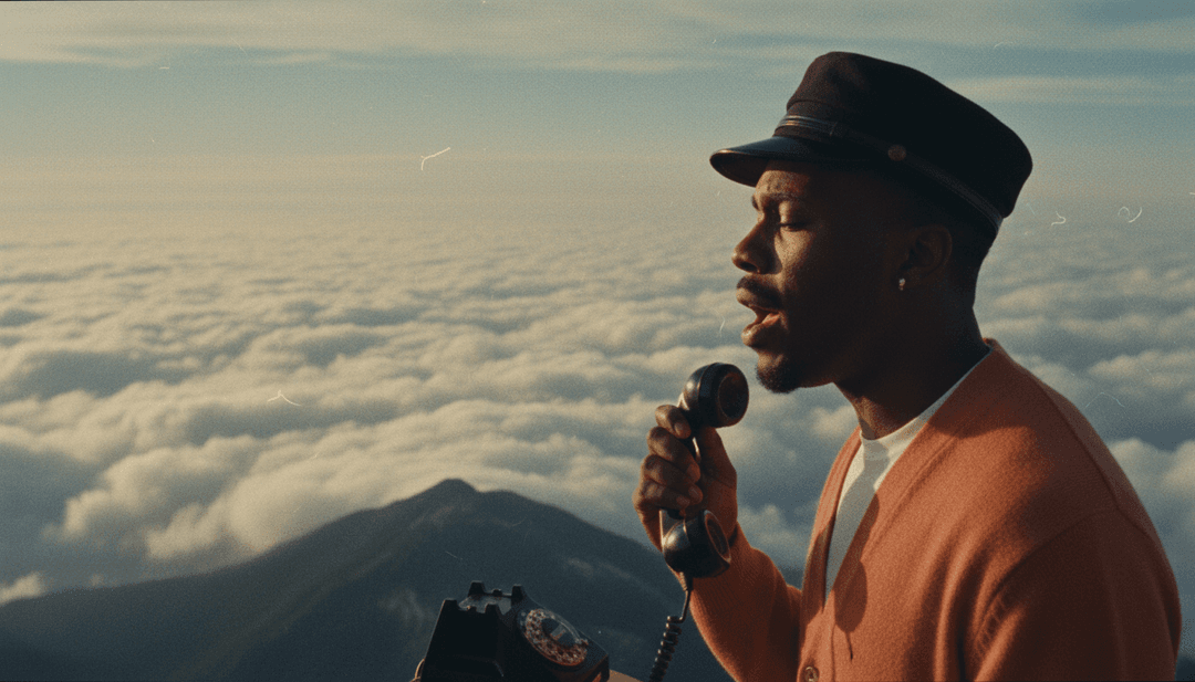 AI 詮釋 Tyler, The Creator 的 'Ring Ring Ring' 中獨特的嘻哈和新靈魂樂節奏，以構思音樂影片。