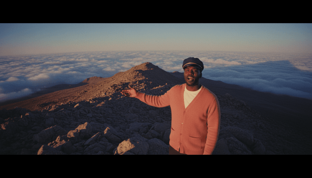 將 'Ring Ring Ring' 中特定的音訊元素視覺化轉譯為生動場景，展示 MP3 到 MP4 轉換器功能。