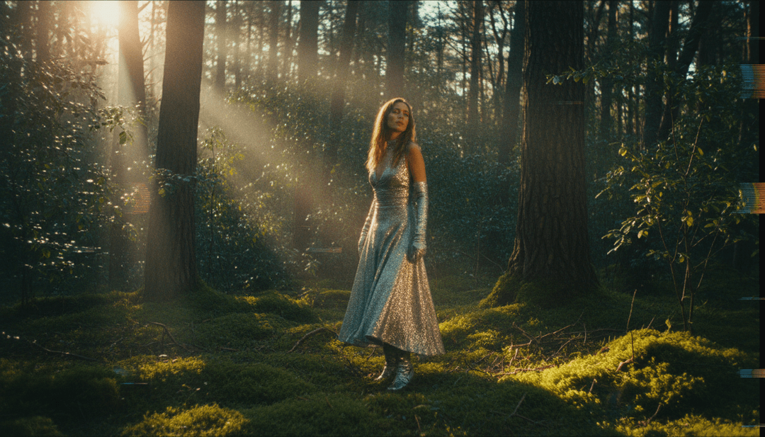 Um quadro de videoclipe finalizado e de alta energia para 'Woof (feat. Kah-Lo)' criado por Freebeat.ai, apresentando cores vibrantes e movimento dinâmico.