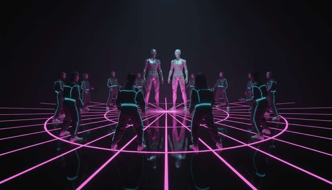 与 Daft Punk 的 'Around the World' 电子节拍同步，呈现多元全球城市的动态视觉效果。