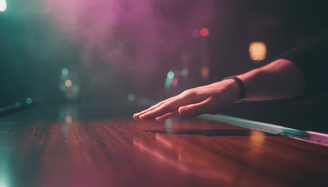 AI가 'Shape of You'를 위해 생성한 역동적인 뮤직 비디오 장면, 다양한 댄서, 로맨틱한 만남, 매끄러운 전환을 특징으로 함.