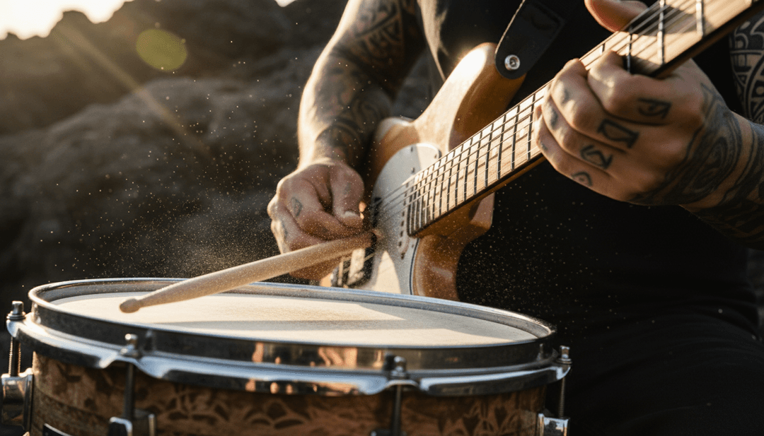 AI 将 'Moves Like Jagger' MP3 音频转换为动态 MP4 视频，并视觉呈现放克低音线和流行人声。