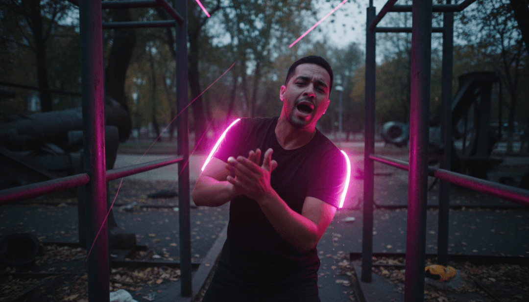 Una interfaz de usuario de freebeat.ai, mostrando a un usuario personalizando fácilmente un video musical generado por IA para 'Happy'.