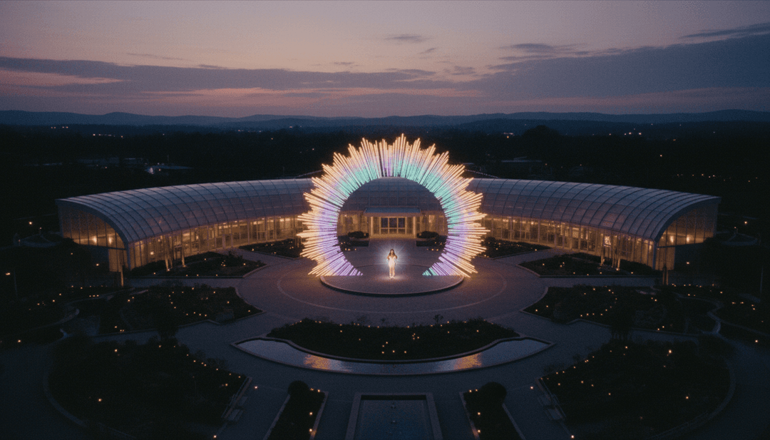 Um vídeo de música de alta qualidade e finalizado para 'Strangers' exibido em várias telas, mostrando gráficos de movimento dinâmicos e letras sincronizadas.