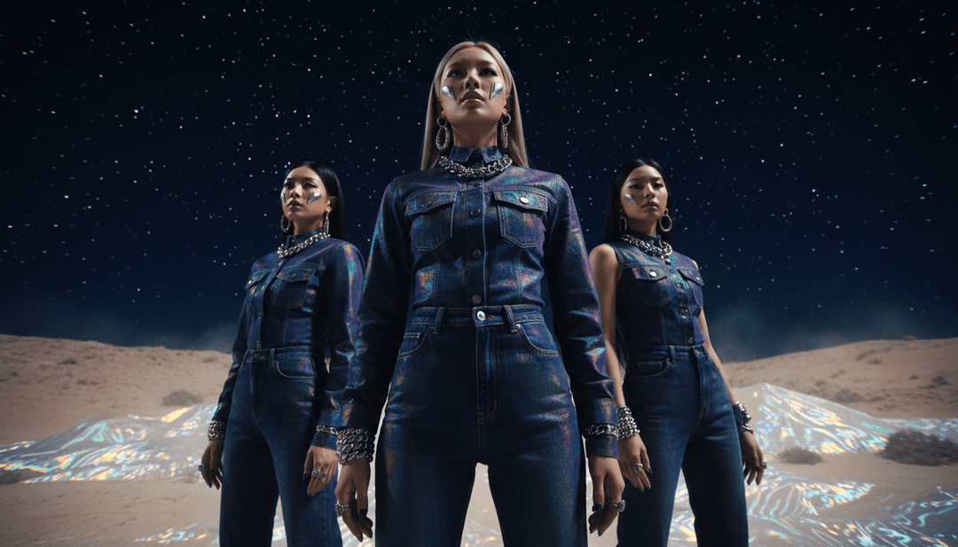 为 'Queencard' 生成的动感 K-Pop 舞蹈场景和闪耀时尚视觉效果，使用 freebeat.ai 的音乐视频创作者。