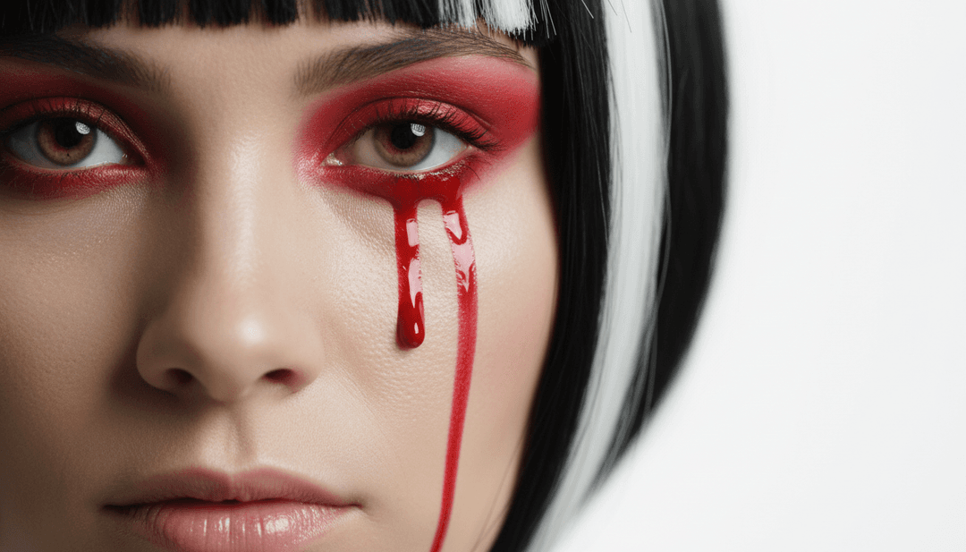 Eine KI analysiert die Audiowellenform und die lyrischen Themen von Doja Cat's "Paint The Town Red", mit lebendigen Hip-Hop-Grafiken im Hintergrund.