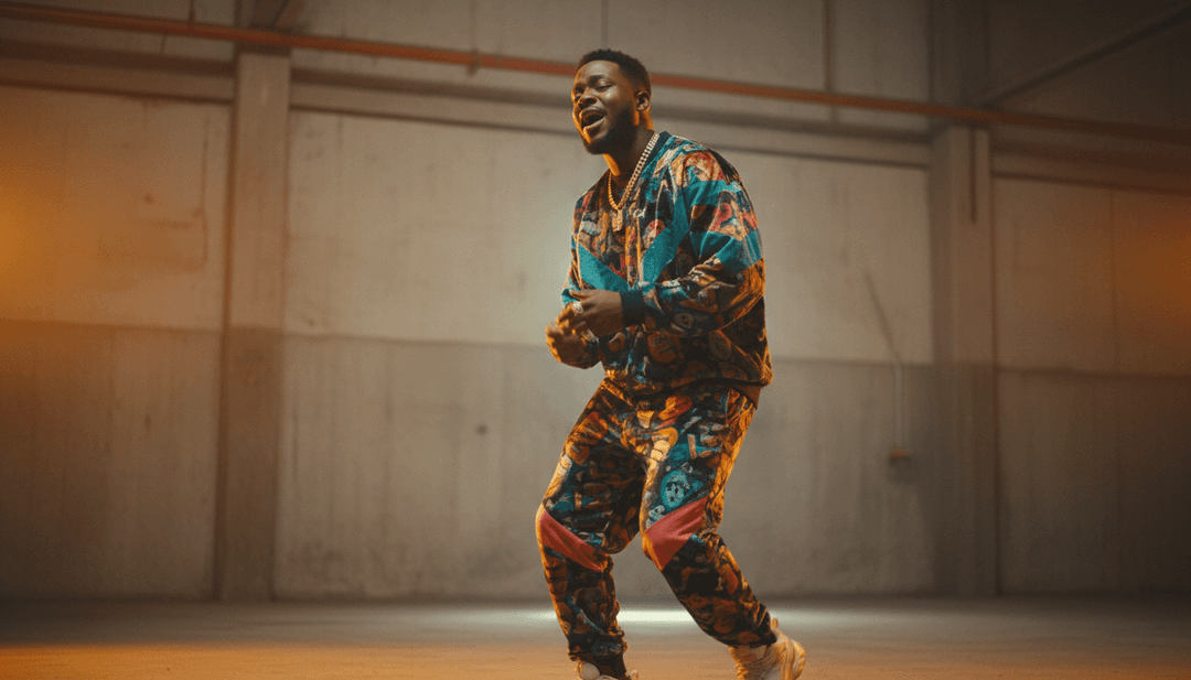 「Head & Heart」のAI生成ミュージックビデオをカスタマイズするためのオプション（スタイル、テキスト、エフェクトの選択肢を含む）を表示するユーザーインターフェース。ミュージックカバー生成ツールとしての使いやすさを強調。