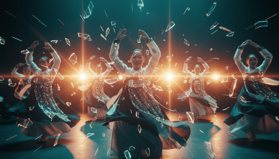 freebeat.aiのインターフェースを使って「My Universe」の独自のミュージックビデオを作成し、宇宙的なビジュアルの最終出力を示すユーザー。