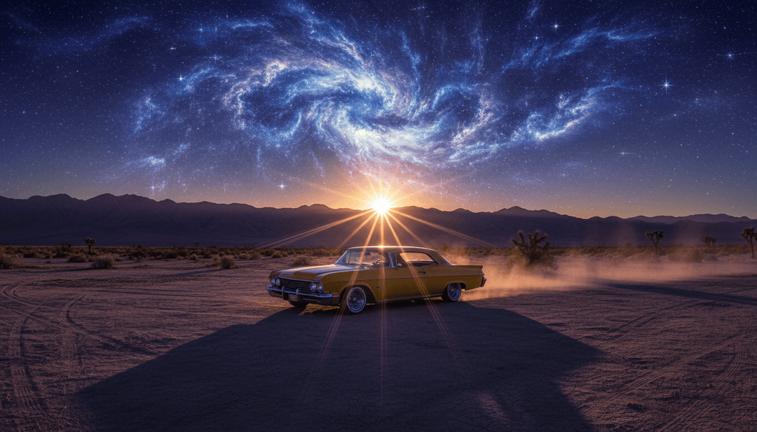 Dynamische visuelle Effekte synchronisieren sich mit Daya's Vocals und The Chainsmokers' elektronischen Drops im 'Don't Let Me Down' KI-Musikvideo.