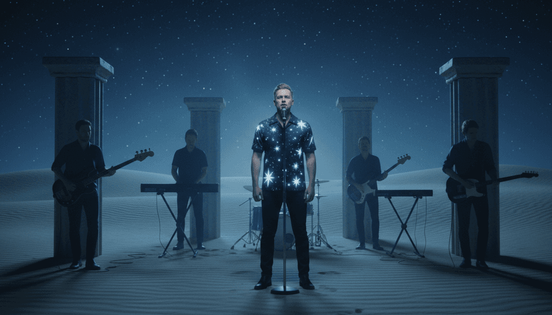 抽象数字艺术，代表着 Glass Animals 的 'Tangerine' 的 lo-fi 嘻哈氛围，橘色暖调流淌。