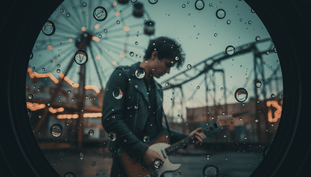 Visuels dynamiques générés par l'IA, représentant la progression musicale et l'arc émotionnel de 'Sparks' de Coldplay, avec des braises incandescentes et un flou artistique.