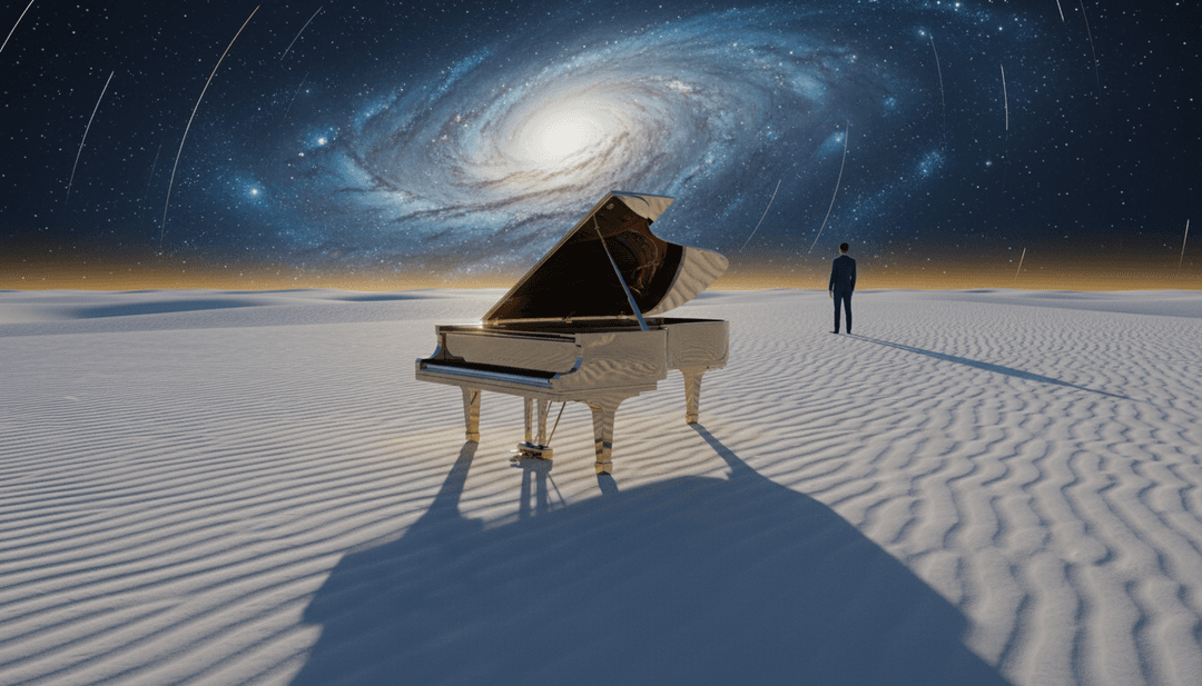 Visualización abstracta de ondas sonoras interpretando la letra y el ritmo de 'First Class', formando un plano lujoso.